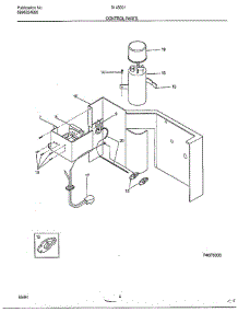 Control parts for Frigidaire Air Conditioner 5145001B from AppliancePartsPros.com