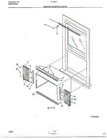 Window Mounting parts for Frigidaire Air Conditioner 5145001B from AppliancePartsPros.com