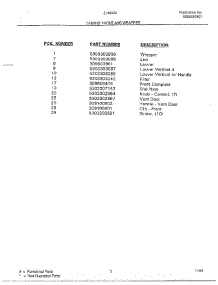 Cabinet Front And Wrapper Page 2 parts for Frigidaire Air Conditioner 5146002 from AppliancePartsPros.com