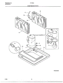 Compressor parts for Frigidaire Air Conditioner 5146002 from AppliancePartsPros.com