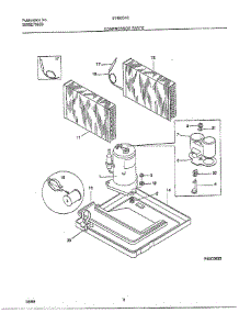 Compressor parts for Frigidaire Air Conditioner 5148004E from AppliancePartsPros.com