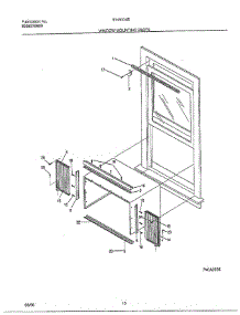 Window Mounting parts for Frigidaire Air Conditioner 5148004E from AppliancePartsPros.com