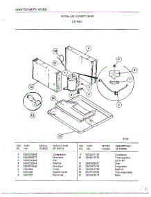 Room Air Conditioner Page 3 parts for Frigidaire Air Conditioner 5174001 from AppliancePartsPros.com