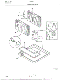 Compressor parts for Frigidaire Air Conditioner 5176003A from AppliancePartsPros.com