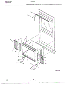 Window Mounting parts for Frigidaire Air Conditioner 5176003A from AppliancePartsPros.com