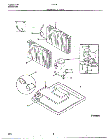 Compressor parts for Frigidaire Air Conditioner 5180004A from AppliancePartsPros.com