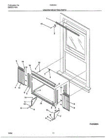 Window Mounting parts for Frigidaire Air Conditioner 5180004A from AppliancePartsPros.com