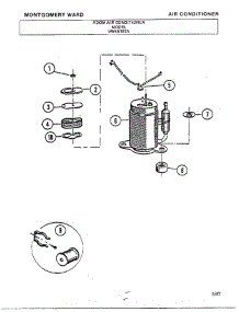 Air Conditioner Page 5 parts for Frigidaire Air Conditioner 5187A from AppliancePartsPros.com