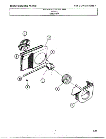 Air Conditioner Page 7 parts for Frigidaire Air Conditioner 5187A from AppliancePartsPros.com