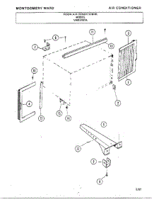 Air Conditioner Page 9 parts for Frigidaire Air Conditioner 5187A from AppliancePartsPros.com