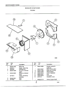 Room Air Conditioner Page 4 parts for Frigidaire Air Conditioner 5193004 from AppliancePartsPros.com
