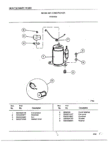 Room Air Conditioner Page 6 parts for Frigidaire Air Conditioner 5193004 from AppliancePartsPros.com