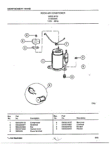Room Air Conditioner Page 6 parts for Frigidaire Air Conditioner 5193004A from AppliancePartsPros.com