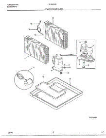 Compressor parts for Frigidaire Air Conditioner 5193004B from AppliancePartsPros.com