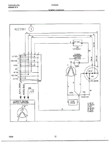 Wiring Diagram parts for Frigidaire Air Conditioner 5195006A from AppliancePartsPros.com
