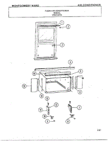 Air Conditioner Page 9 parts for Frigidaire Air Conditioner 5197A from AppliancePartsPros.com
