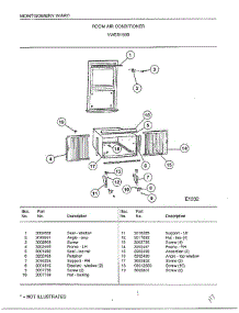 Room Air Conditioner Page 5 parts for Frigidaire Air Conditioner 5198B from AppliancePartsPros.com