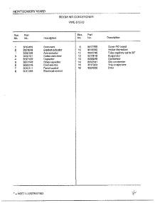 Room Air Conditioner Page 2 parts for Frigidaire Air Conditioner 5198B from AppliancePartsPros.com