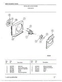 Room Air Conditioner Page 3 parts for Frigidaire Air Conditioner 5198B from AppliancePartsPros.com