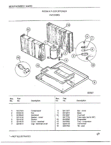 Room Air Conditioner Page 4 parts for Frigidaire Air Conditioner 5198G from AppliancePartsPros.com