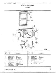 Room Air Conditioner Page 5 parts for Frigidaire Air Conditioner 5198G from AppliancePartsPros.com