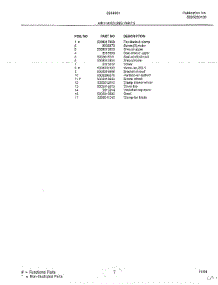 Air Handling parts for Frigidaire Air Conditioner 5244001A from AppliancePartsPros.com