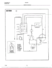 Wiring Diagram parts for Frigidaire Air Conditioner 5244001A from AppliancePartsPros.com