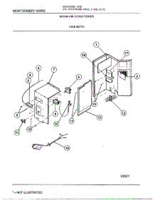Room Air Conditioner Page 3 parts for Frigidaire Air Conditioner 5277C from AppliancePartsPros.com
