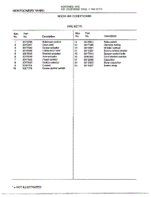 Room Air Conditioner Page 4 parts for Frigidaire Air Conditioner 5277C from AppliancePartsPros.com