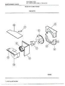 Room Air Conditioner Page 5 parts for Frigidaire Air Conditioner 5277C from AppliancePartsPros.com