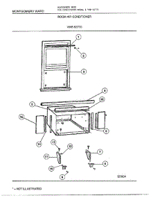 Room Air Conditioner Page 7 parts for Frigidaire Air Conditioner 5277C from AppliancePartsPros.com