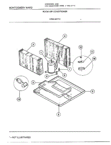 Room Air Conditioner Page 9 parts for Frigidaire Air Conditioner 5277C from AppliancePartsPros.com