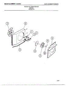 Air Conditioner Page 5 parts for Frigidaire Air Conditioner 5317A from AppliancePartsPros.com