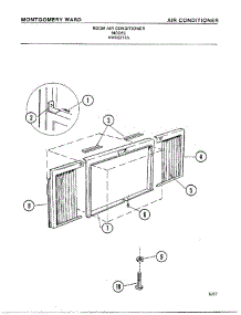 Air Conditioner Page 9 parts for Frigidaire Air Conditioner 5317A from AppliancePartsPros.com