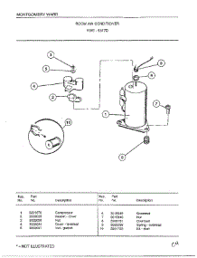Room Air Conditioner Page 4 parts for Frigidaire Air Conditioner 5317D from AppliancePartsPros.com