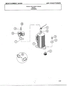 Room Air Conditioner Page 7 parts for Frigidaire Air Conditioner 5367A from AppliancePartsPros.com
