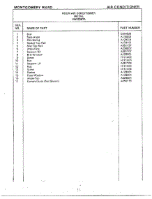 Room Air Conditioner Page 10 parts for Frigidaire Air Conditioner 5367A from AppliancePartsPros.com