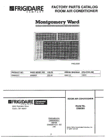 Room Air Conditioner / Front Cover parts for Frigidaire Air Conditioner 5368000C from AppliancePartsPros.com