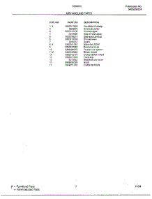 Air Handling parts for Frigidaire Air Conditioner 5368000C from AppliancePartsPros.com