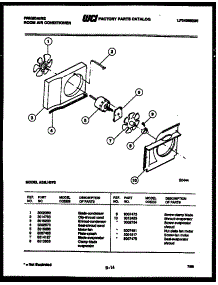05 - Air Handling Parts parts for Frigidaire Air Conditioner A05LH5F2 from AppliancePartsPros.com