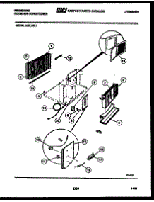 03 - Unit Parts parts for Frigidaire Air Conditioner A06LH6L1 from AppliancePartsPros.com