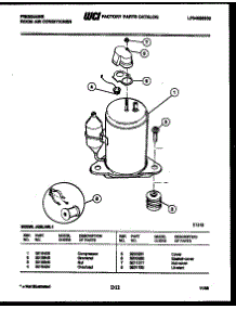 05 - Compressor Parts parts for Frigidaire Air Conditioner A06LH6L1 from AppliancePartsPros.com