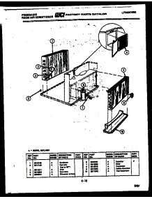 03 - Unit Parts parts for Frigidaire Air Conditioner A07LH8E1 from AppliancePartsPros.com