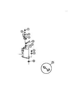 07 - Compressor Parts parts for Frigidaire Air Conditioner A08LH5E2 from AppliancePartsPros.com