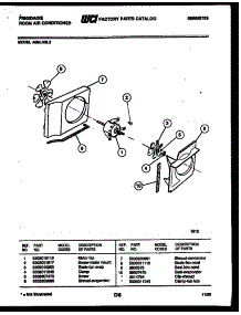 05 - Air Handling Parts parts for Frigidaire Air Conditioner A08LH5L2 from AppliancePartsPros.com