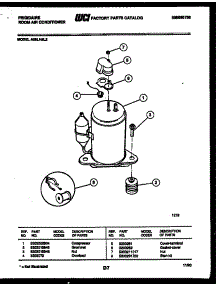 06 - Compressor Parts parts for Frigidaire Air Conditioner A08LH5L2 from AppliancePartsPros.com