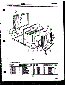 04 - Unit Parts parts for Frigidaire Air Conditioner AHW12NT2E1 from AppliancePartsPros.com