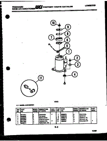 06 - Compressor Parts parts for Frigidaire Air Conditioner AHW12NT2E1 from AppliancePartsPros.com