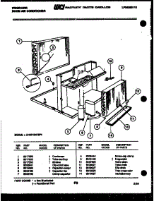 04 - Unit Parts parts for Frigidaire Air Conditioner AHW12NT5F1 from AppliancePartsPros.com