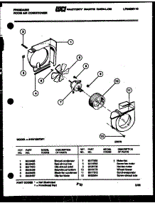 05 - Air Handling Parts parts for Frigidaire Air Conditioner AHW12NT5F1 from AppliancePartsPros.com